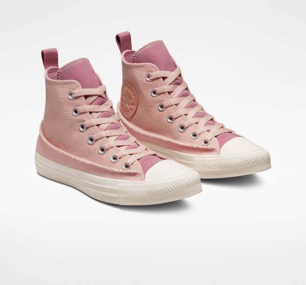 Zapatillas Altas Converse Chuck Taylor All Star Crafted Lona Tenis Rosas Rosas Rosas | CV-326GHK