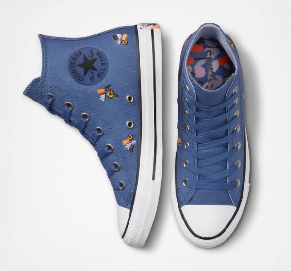 Zapatillas Altas Converse Chuck Taylor All Star We Are Stronger Together Tenis Indigo | CV-387VES