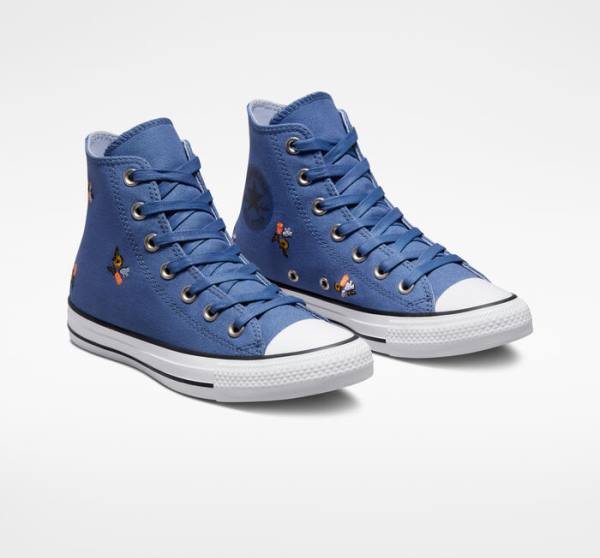 Zapatillas Altas Converse Chuck Taylor All Star We Are Stronger Together Tenis Indigo | CV-387VES