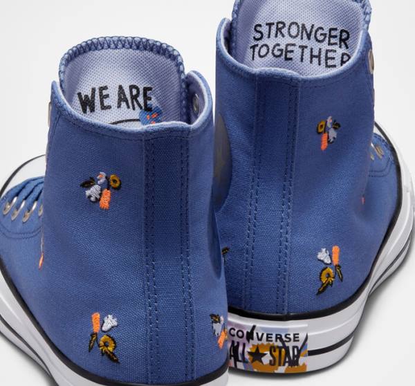 Zapatillas Altas Converse Chuck Taylor All Star We Are Stronger Together Tenis Indigo | CV-387VES