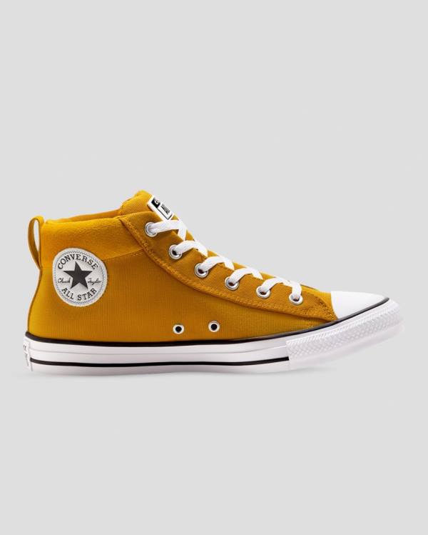 Zapatillas Altas Converse Chuck Taylor All Star Calle Mix And Match Tenis Amarillo | CV-452QXT