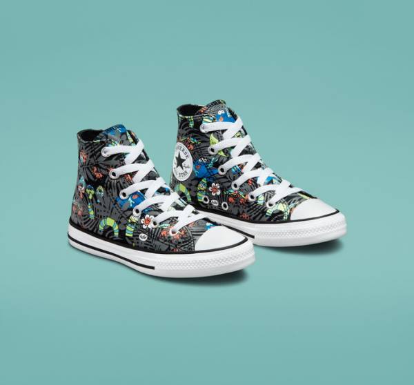 Zapatillas Altas Converse Chuck Taylor All Star Plants Tenis Negras Verde Claro Blancas | CV-482NKZ