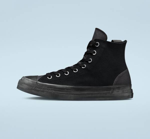 Zapatillas Altas Converse Chuck Taylor All Star CX Stretch Lona Tenis Negras | CV-507ZVK