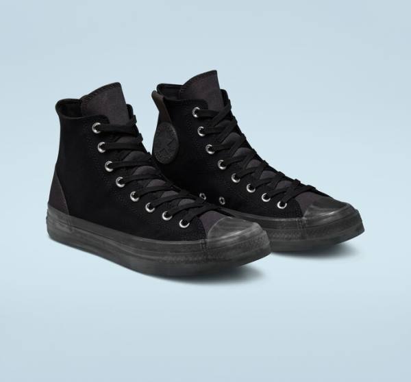 Zapatillas Altas Converse Chuck Taylor All Star CX Stretch Lona Tenis Negras | CV-507ZVK