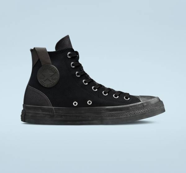 Zapatillas Altas Converse Chuck Taylor All Star CX Stretch Lona Tenis Negras | CV-507ZVK