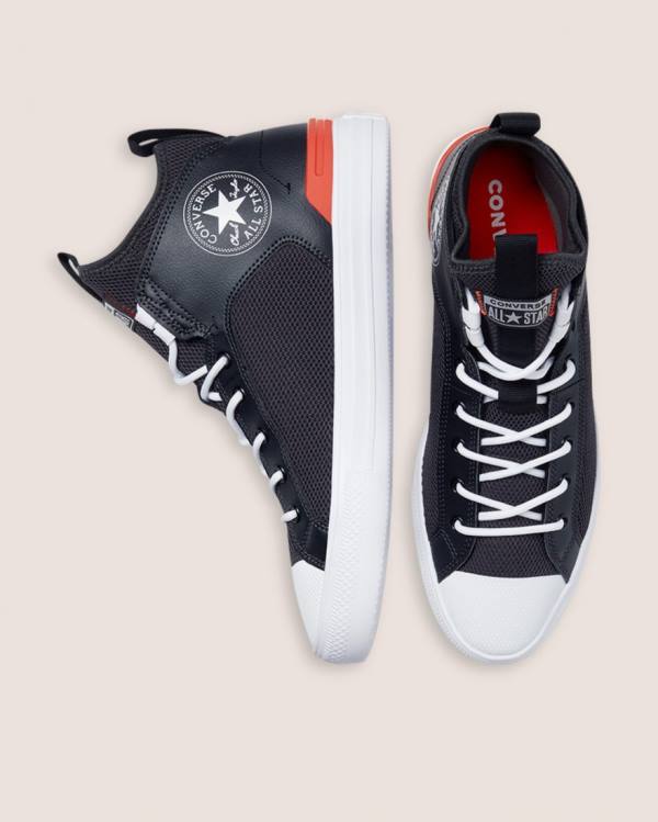 Zapatillas Altas Converse Chuck Taylor All Star Summer Daze Ultra Tenis Negras | CV-516LOM