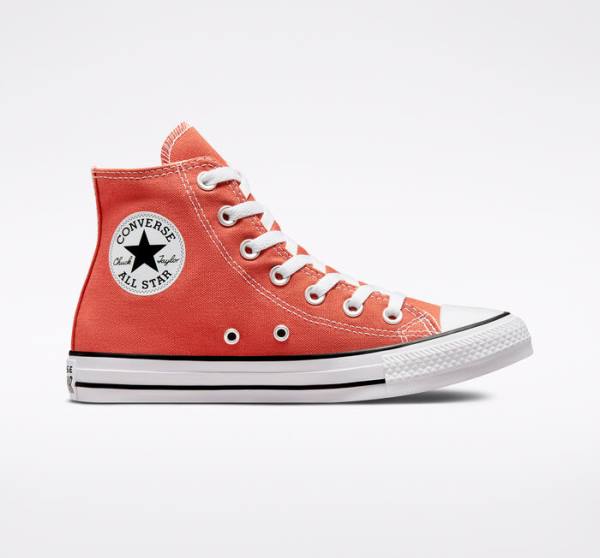 Zapatillas Altas Converse Chuck Taylor All Star Seasonal Color Tenis Naranjas | CV-543KCH