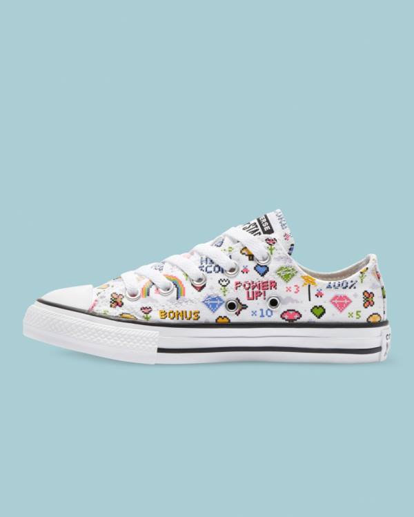 Zapatillas Altas Converse Chuck Taylor All Star Girls Gamer Tenis Blancas | CV-561MEG