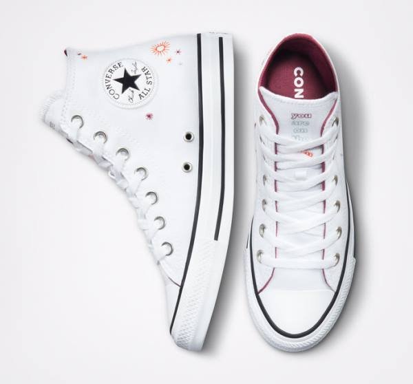 Zapatillas Altas Converse Chuck Taylor All Star You Are On The Right Path Tenis Blancas | CV-591TOA