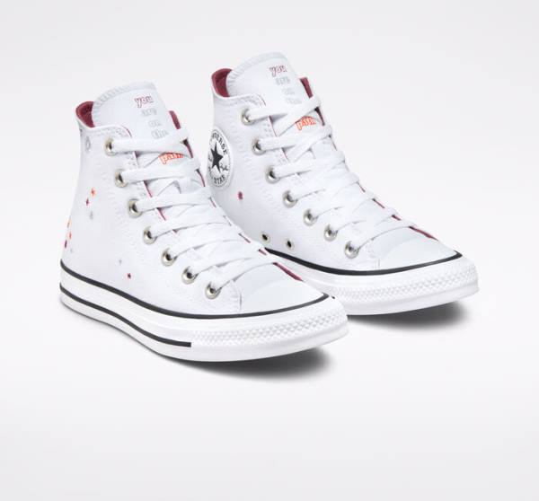 Zapatillas Altas Converse Chuck Taylor All Star You Are On The Right Path Tenis Blancas | CV-591TOA