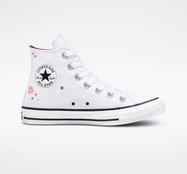 Zapatillas Altas Converse Chuck Taylor All Star You Are On The Right Path Tenis Blancas | CV-591TOA