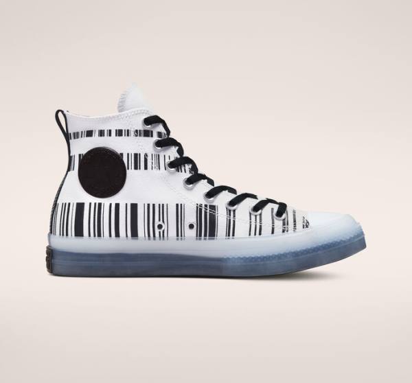 Zapatillas Altas Converse Chuck Taylor All Star CX Translucent Barcode Tenis Blancas Negras | CV-602ZOR