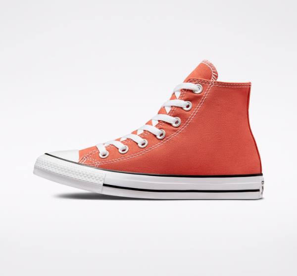 Zapatillas Altas Converse Chuck Taylor All Star Seasonal Color Tenis Naranjas | CV-617CVY