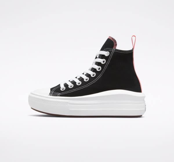 Zapatillas Altas Converse Chuck Taylor All Star Move Plataforma Tenis Negras Rosas Azules Claro Blancas | CV-674SDR