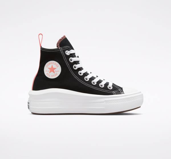 Zapatillas Altas Converse Chuck Taylor All Star Move Plataforma Tenis Negras Rosas Azules Claro Blancas | CV-674SDR