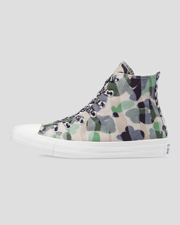 Zapatillas Altas Converse Chuck Taylor Archive Print Tenis Camuflaje | CV-692DMQ