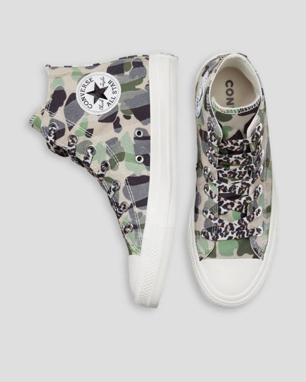 Zapatillas Altas Converse Chuck Taylor Archive Print Tenis Camuflaje | CV-692DMQ