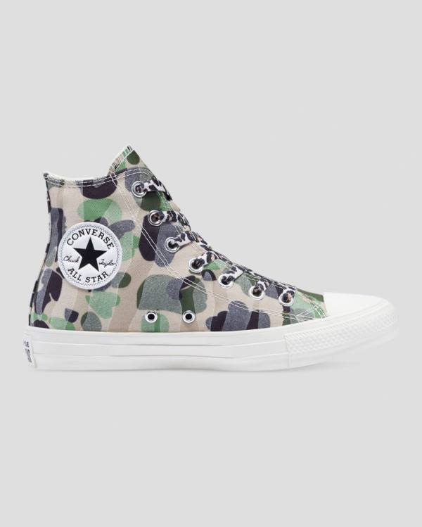 Zapatillas Altas Converse Chuck Taylor Archive Print Tenis Camuflaje | CV-692DMQ