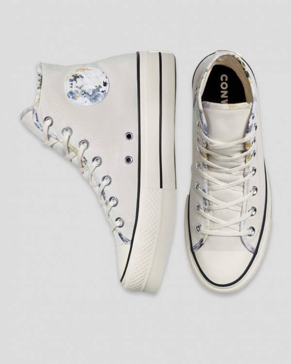 Zapatillas Altas Converse Chuck Taylor All Star Lift Festival Tenis Beige | CV-754MDE