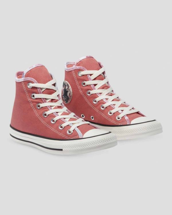 Zapatillas Altas Converse Chuck Taylor All Star Festival Tenis Rosas | CV-807PTG