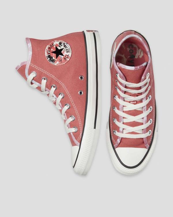 Zapatillas Altas Converse Chuck Taylor All Star Festival Tenis Rosas | CV-807PTG