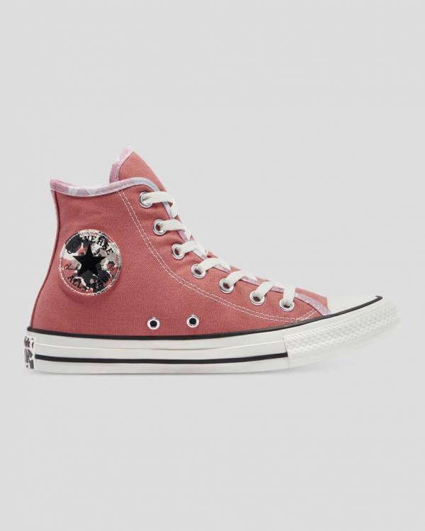 Zapatillas Altas Converse Chuck Taylor All Star Festival Tenis Rosas | CV-807PTG