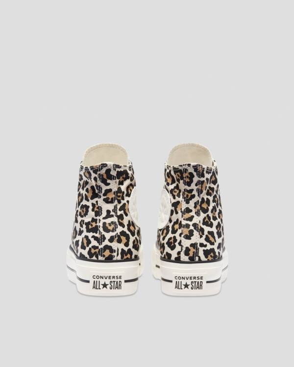 Zapatillas Altas Converse Chuck Taylor Lift Leopard Print Plataforma Tenis Leopardo | CV-432GXV