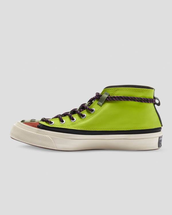 Zapatillas Altas Converse Deck Star Zip Tenis Verde | CV-216ZSU