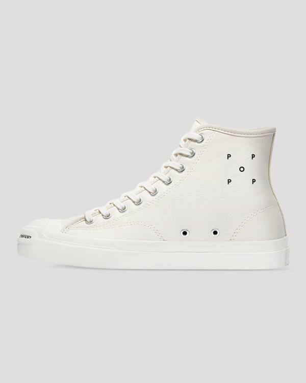 Zapatillas Altas Converse Pop Trading Miffy Jack Purcell Pro Tenis Beige | CV-794GMY