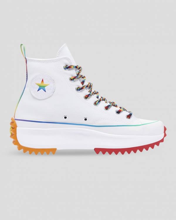 Zapatillas Altas Converse Run Star Hike Pride Tenis Blancas | CV-140BAM