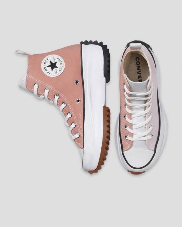 Zapatillas Altas Converse Run Star Hike Tenis Rosas | CV-310NSY