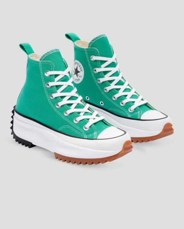 Zapatillas Altas Converse Run Star Hike Seasonal Colour Tenis Verde | CV-458SJM