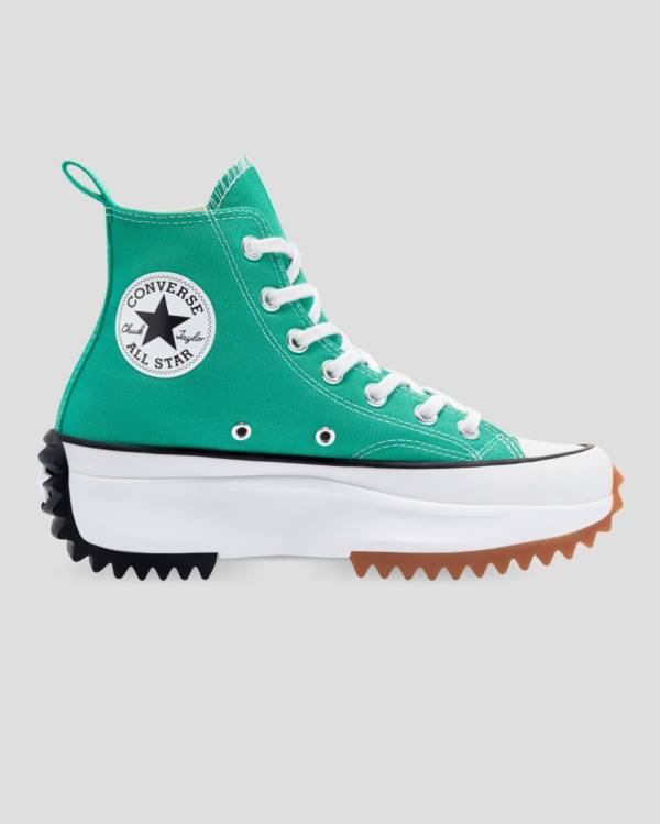 Zapatillas Altas Converse Run Star Hike Seasonal Colour Tenis Verde | CV-458SJM