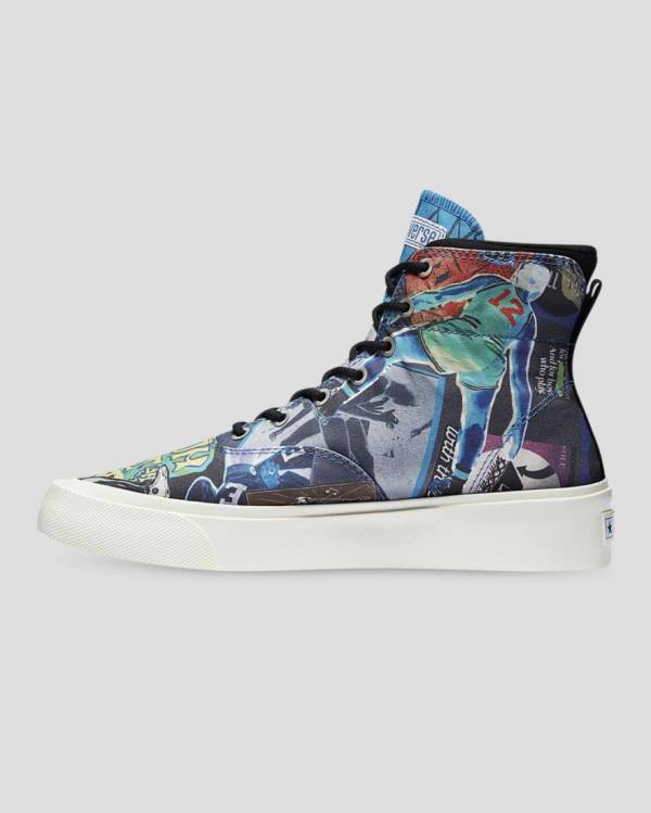 Zapatillas Altas Converse Skidgrip Beat The World Tenis Multicolor | CV-236KDW