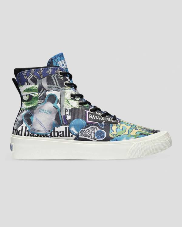 Zapatillas Altas Converse Skidgrip Beat The World Tenis Multicolor | CV-236KDW