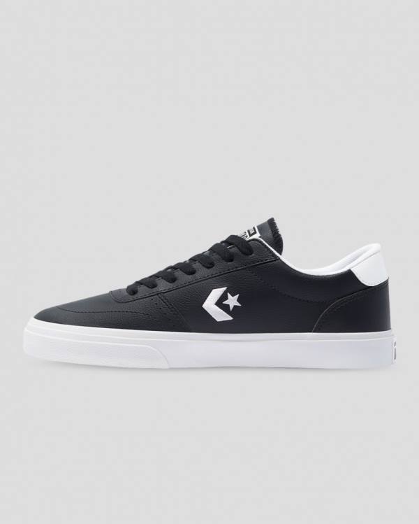 Zapatillas Bajas Converse Boulevard Faux Cuero Tenis Negras | CV-475MPX