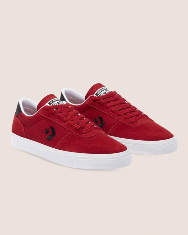 Zapatillas Bajas Converse Boulevard Gamuza Tenis Rojas | CV-345PFU