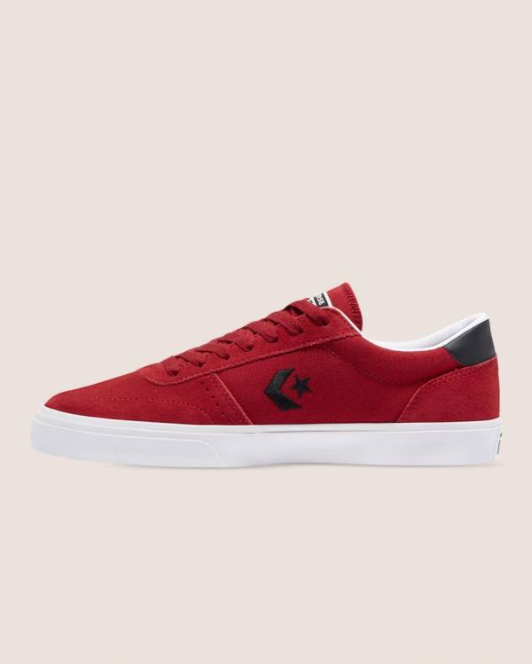 Zapatillas Bajas Converse Boulevard Gamuza Tenis Rojas | CV-345PFU