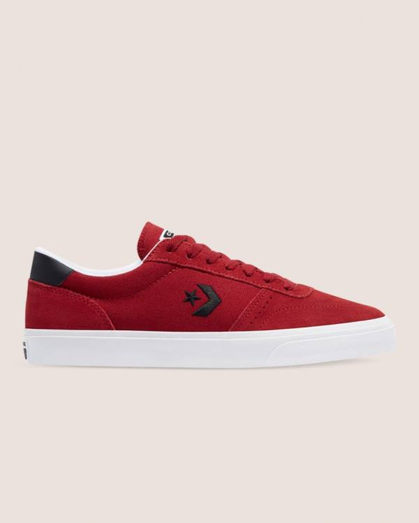 Zapatillas Bajas Converse Boulevard Gamuza Tenis Rojas | CV-345PFU