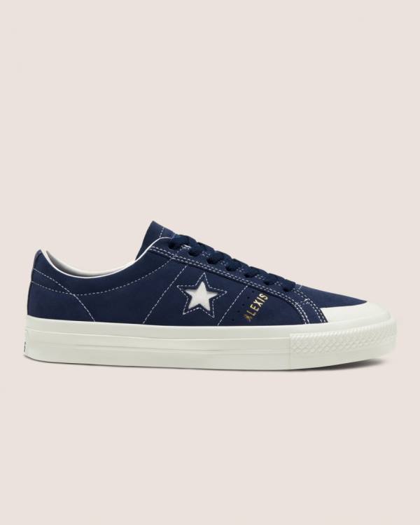 Zapatillas Bajas Converse CONS Alexis Sablone One Star Pro Gamuza Tenis Azules | CV-796RFZ