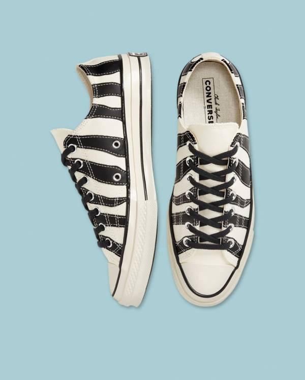 Zapatillas Bajas Converse Chuck 70 Archive Zebra Overlay Tenis Beige | CV-189IRG