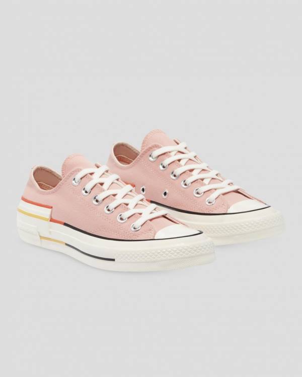 Zapatillas Bajas Converse Chuck 70 Colour Block Tenis Rosas | CV-128DFK