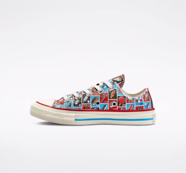 Zapatillas Bajas Converse Chuck 70 Frozen Treats Tenis Rojas Azules | CV-271HLX