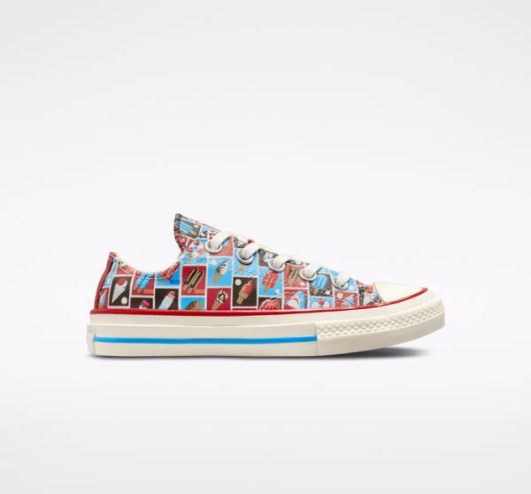 Zapatillas Bajas Converse Chuck 70 Frozen Treats Tenis Rojas Azules | CV-271HLX