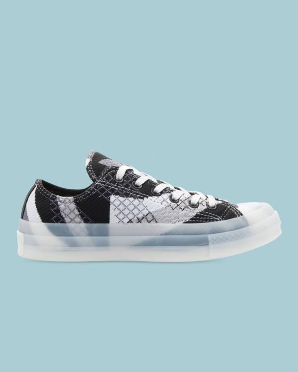 Zapatillas Bajas Converse Chuck 70 Knit Print Tenis Negras | CV-293PNJ