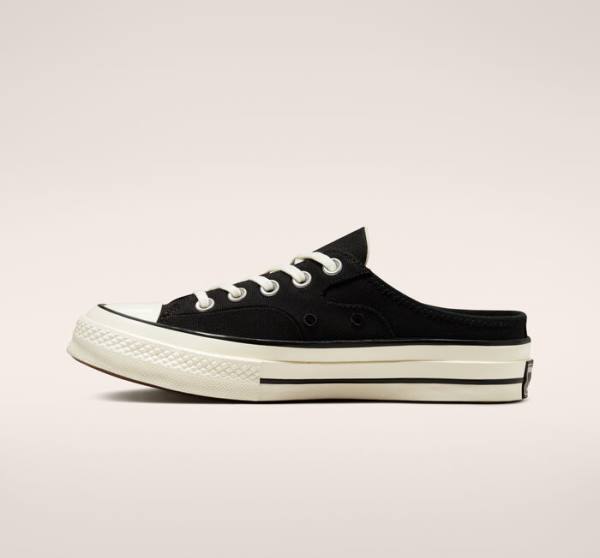 Zapatillas Bajas Converse Chuck 70 Mule Tenis Negras | CV-134WRT