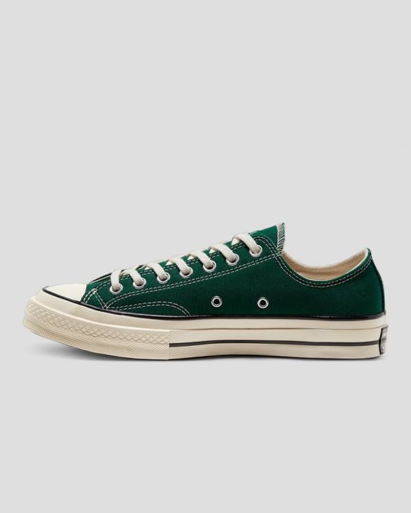 Zapatillas Bajas Converse Chuck 70 Organic Lona Tenis Verde | CV-287KVX