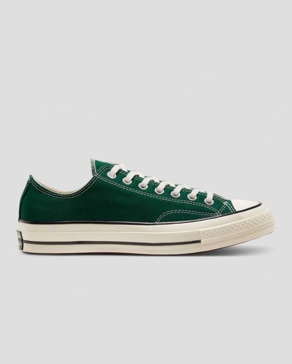 Zapatillas Bajas Converse Chuck 70 Organic Lona Tenis Verde | CV-287KVX