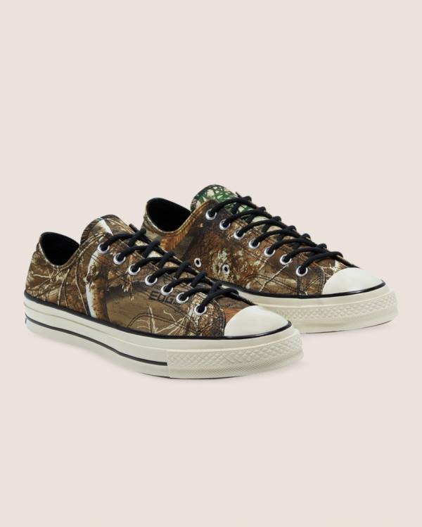 Zapatillas Bajas Converse Chuck 70 Realtree Edge Camo Print Utility Tenis Marrones | CV-802FIR