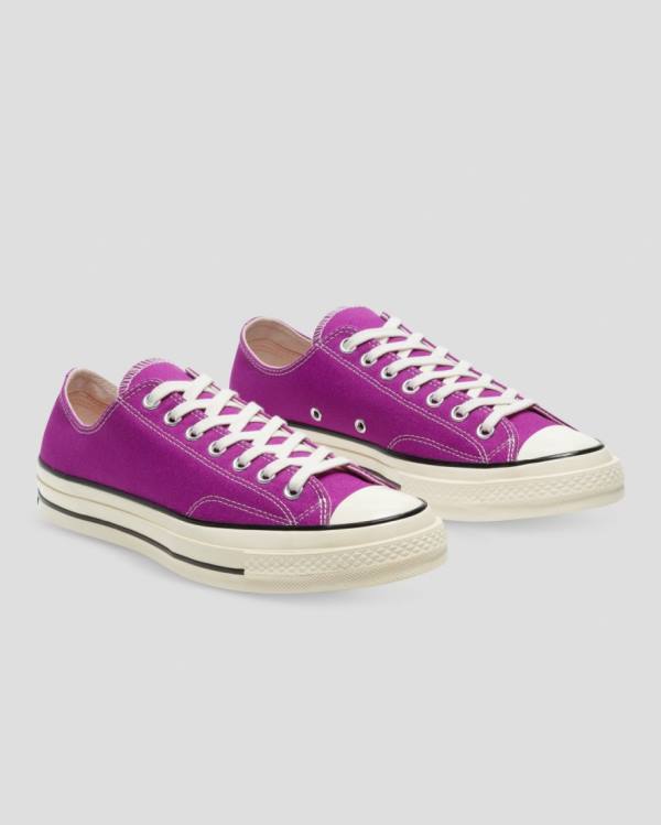 Zapatillas Bajas Converse Chuck 70 Vintage Lona Tenis Moradas | CV-846OPD